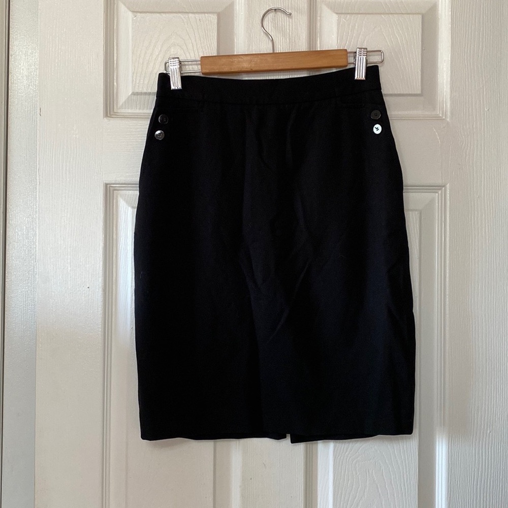 Cynthia Steffe Black Sailor Nautical Skirt
